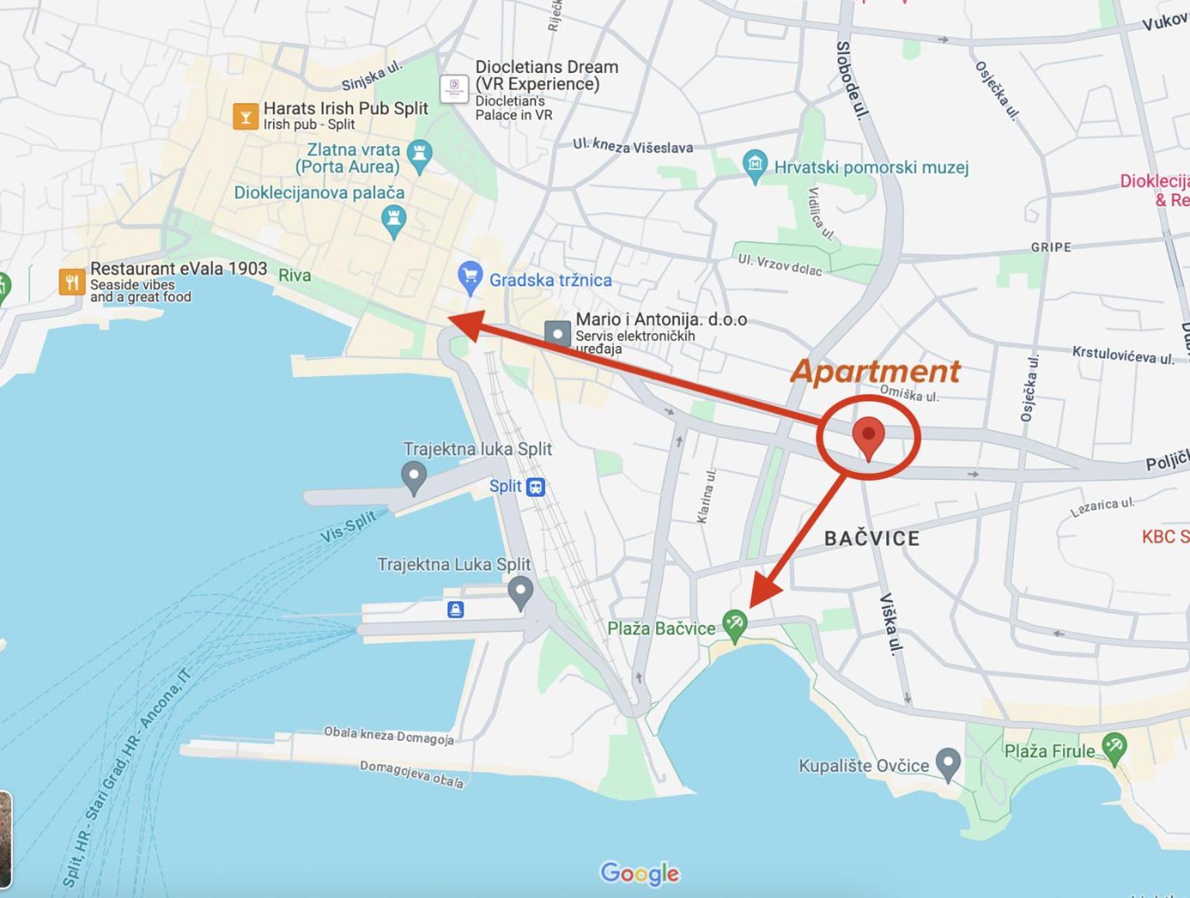 ספליט Apartment Central To Beach & Old Town מראה חיצוני תמונה